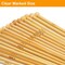 36PCS Bamboo Knitting Needles Set, Single Pointed Knitting Needles, 9 Inches Length Knitting Crochet Supplies for Beginners Handmade (18 Sizes from 2.0Mm-10.0Mm)